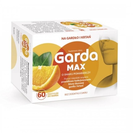 

Garda Max Lichen Pastilles Без сахара Апельсин 60 Пастилок Salvum