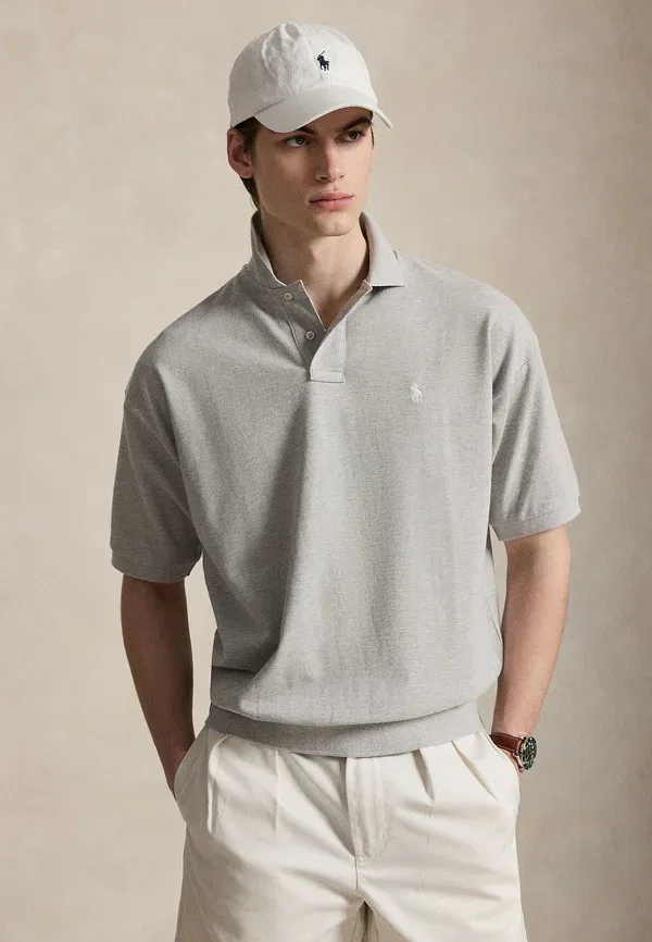 Поло свободного кроя Polo Ralph Lauren, весенний вересковый