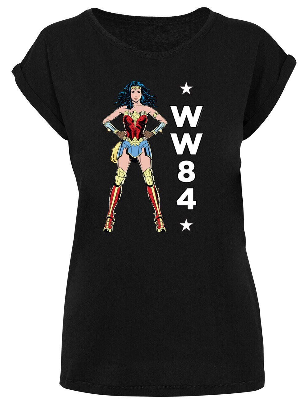 

Рубашка F4Nt4Stic DC Comics Wonder Woman, черный