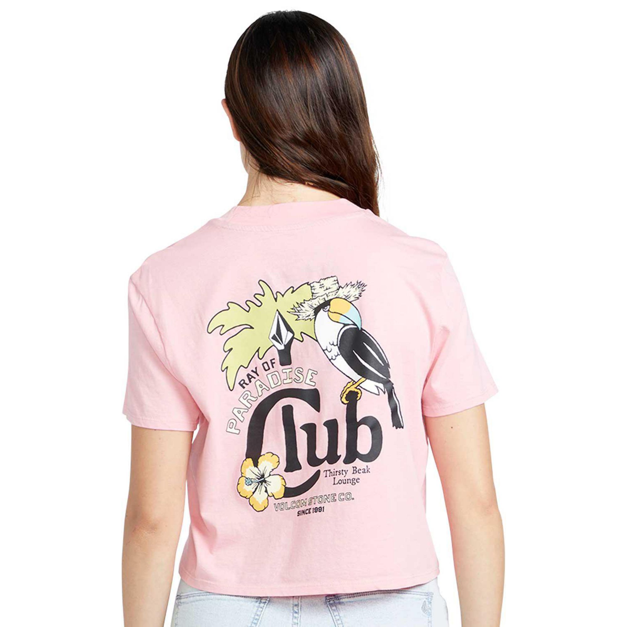 

Женская футболка с карманным циферблатом Volcom, Guava