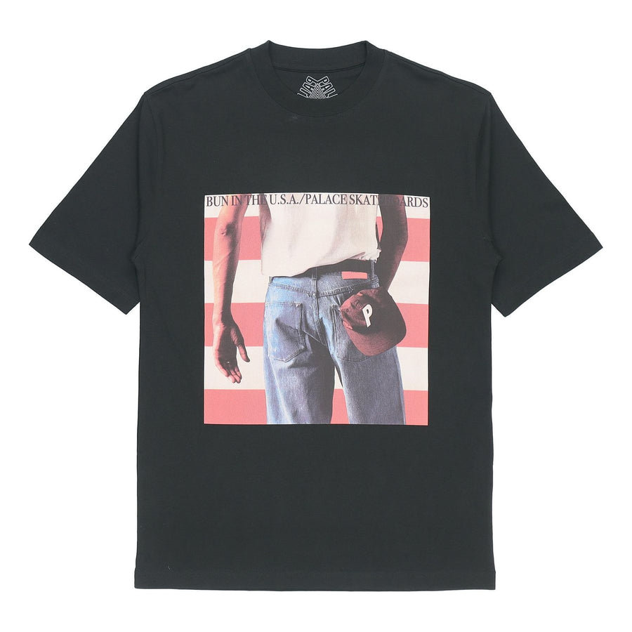 

Футболка PALACE Born to Bun Black Character Pattern Printing Short Sleeve Unisex, черный