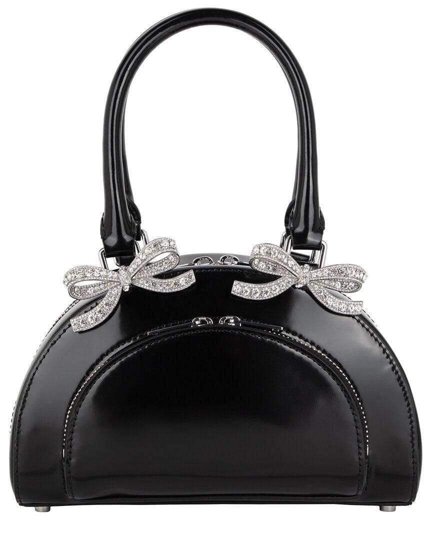 

Self-Portrait Миниатюрная кожаная сумка, черный