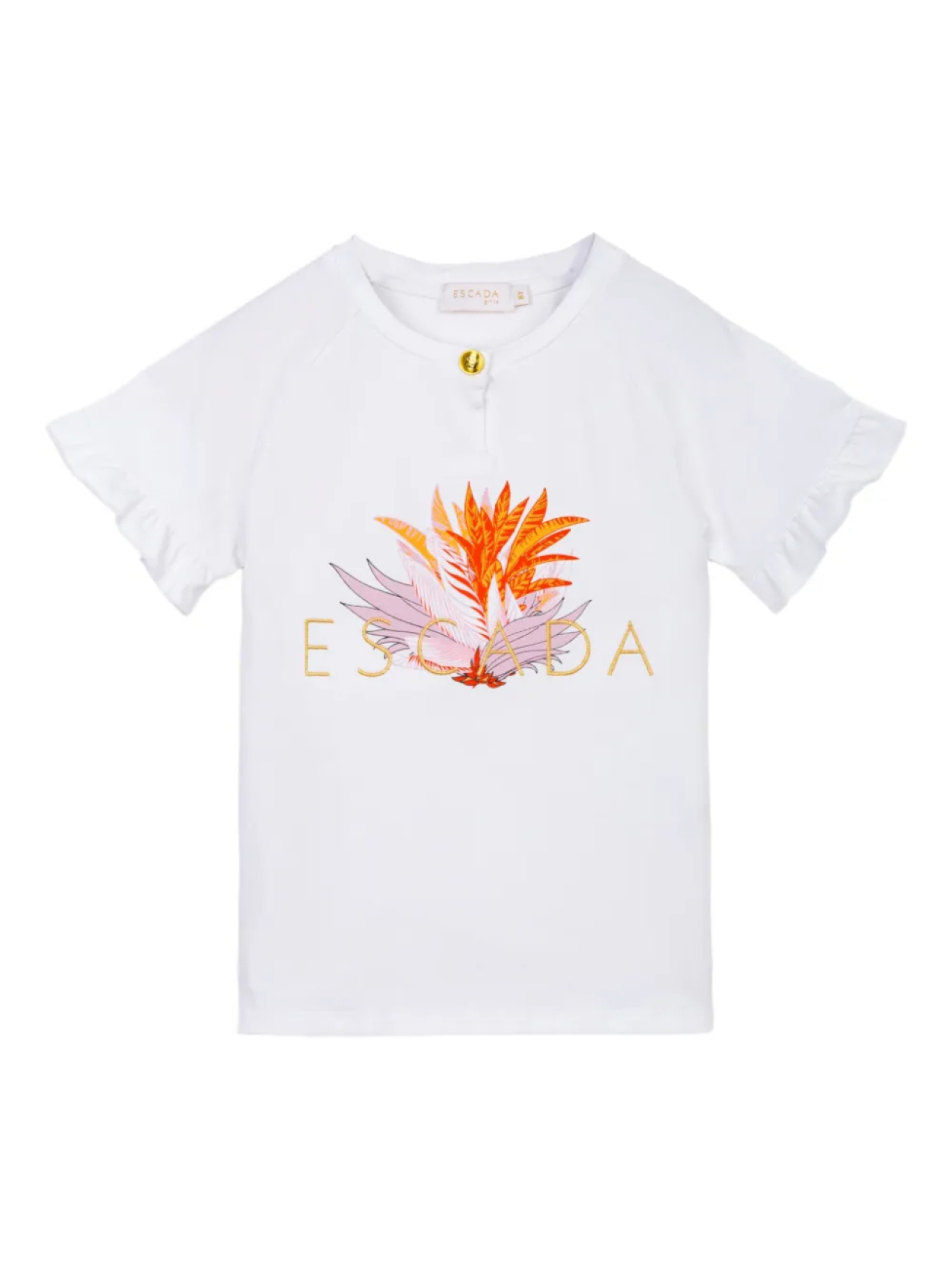 

Футболка Escada Kids с логотипом, белый
