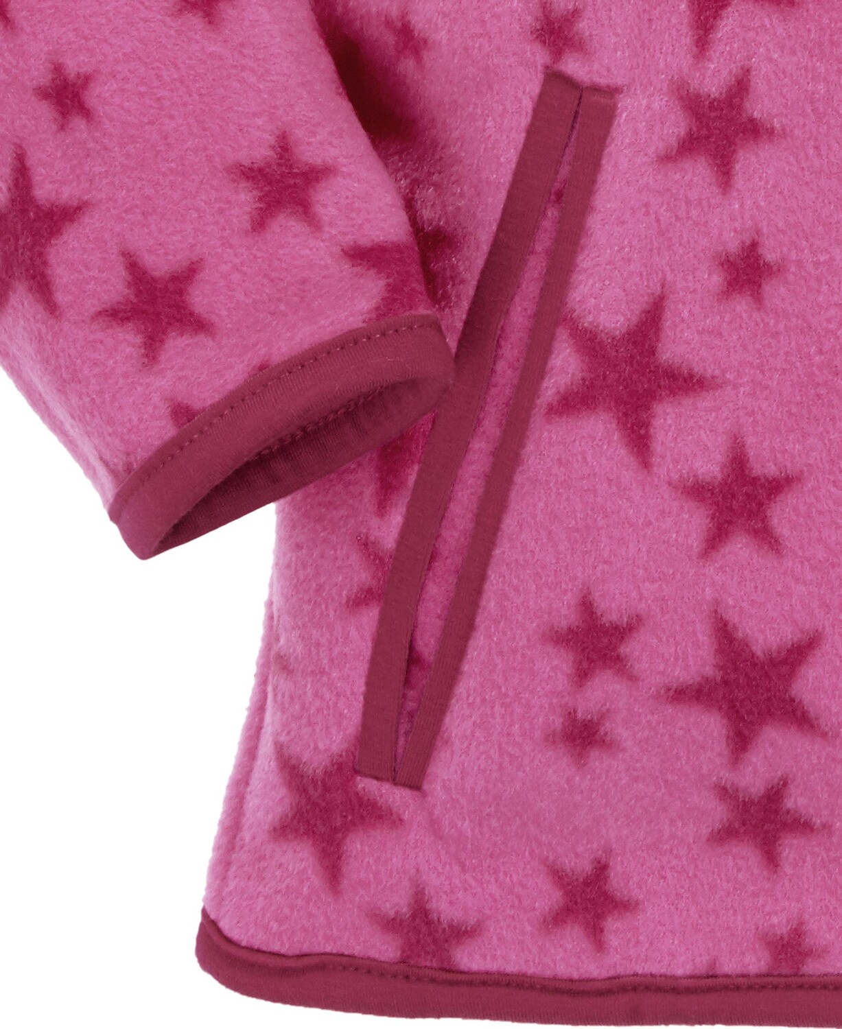 Флисовая куртка Playshoes Fleece Jacke Sterne, розовый — фото 3
