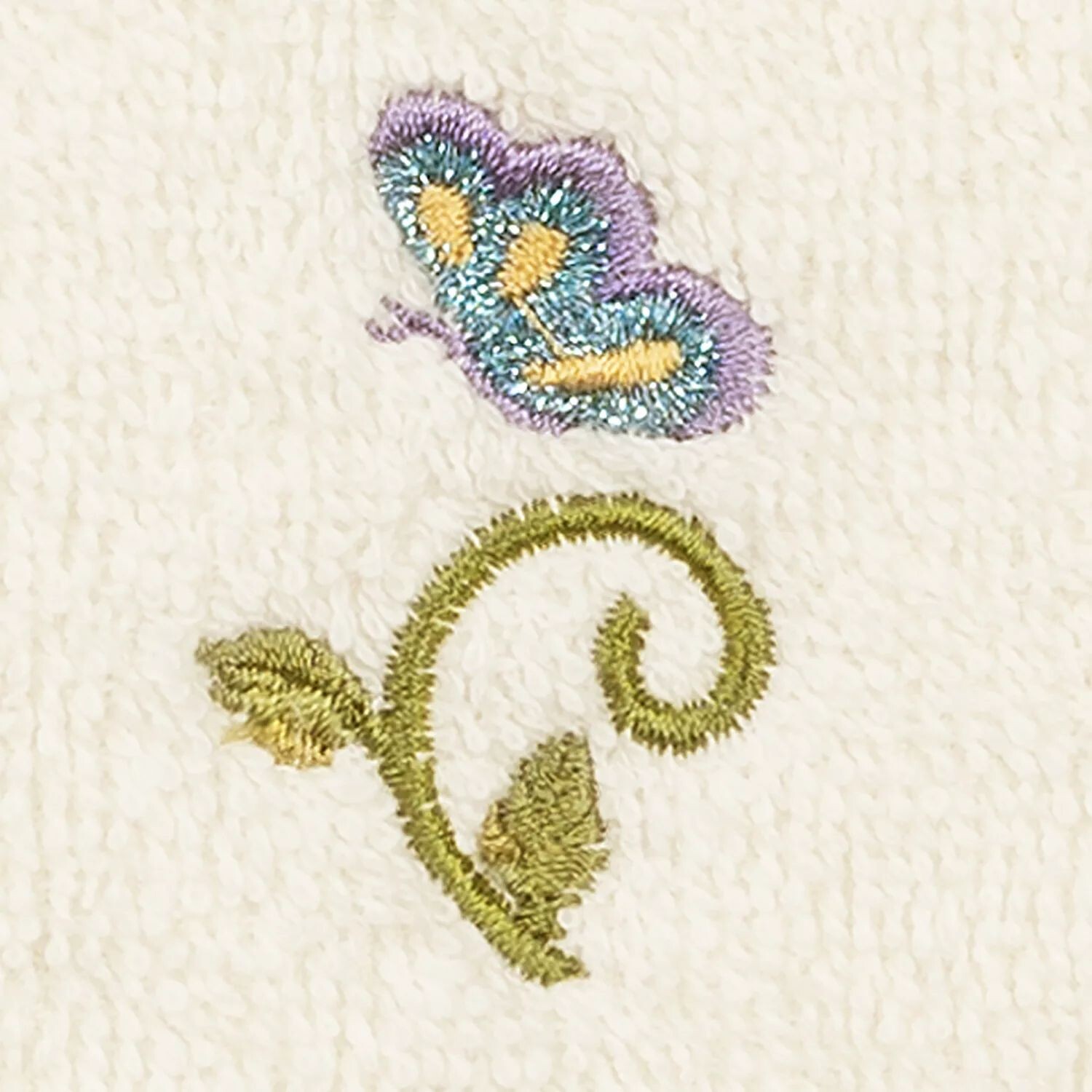 

Linum Home Textiles, турецкий хлопок Rebecca, набор из 2 мочалок с украшением, белый