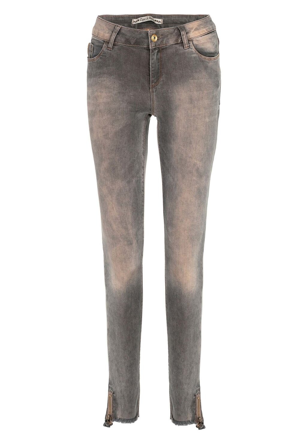 

Джинсы облегающего кроя MIT CLASSIC WASH Cipo & Baxx, коричневый