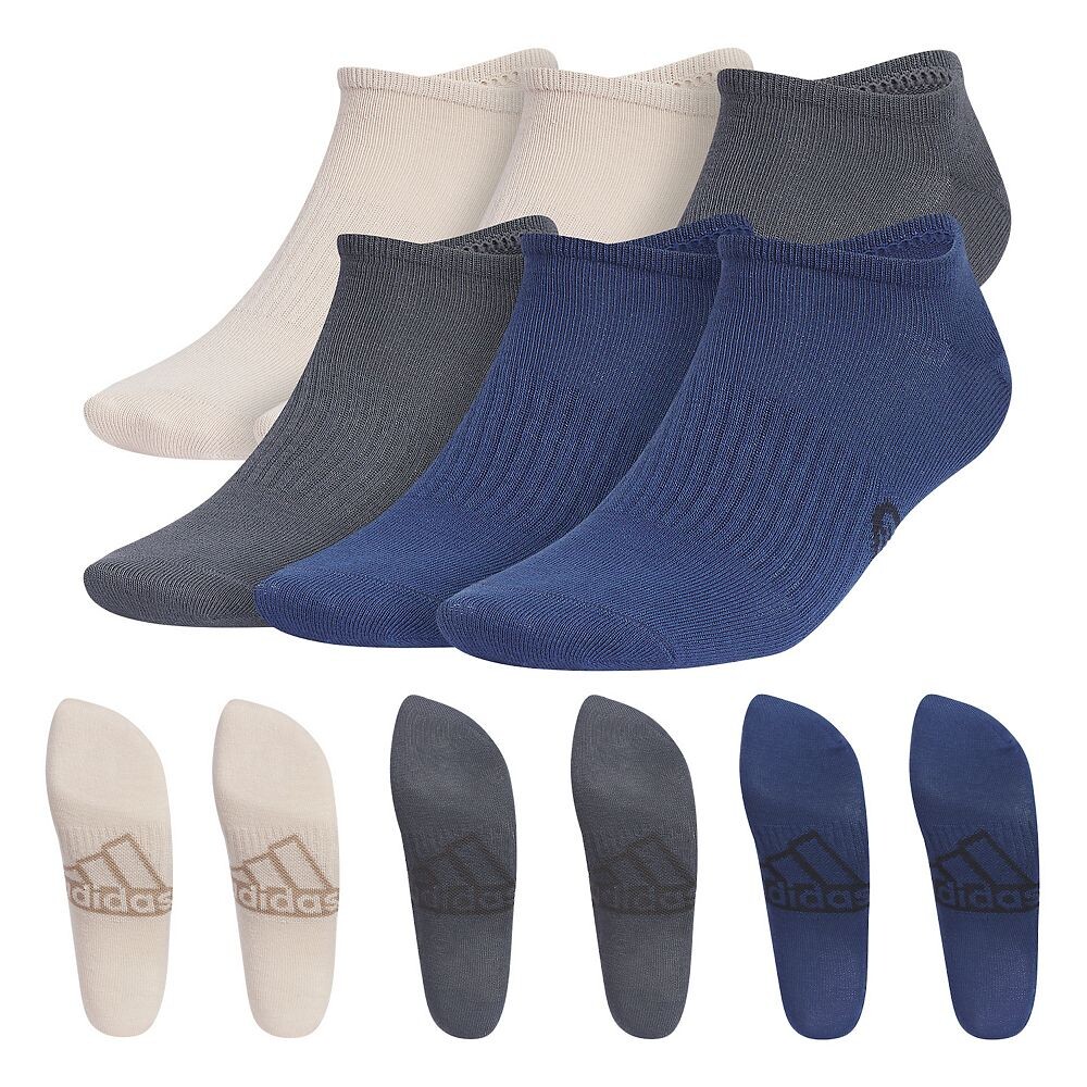 

Набор из 6 мужских носков adidas Superlite Classic Noshow Adidas, цвет Wonder Biege Grey Blue