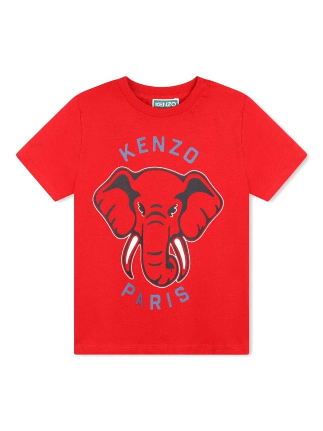 

Kenzo Kids футболка из органического хлопка, красный