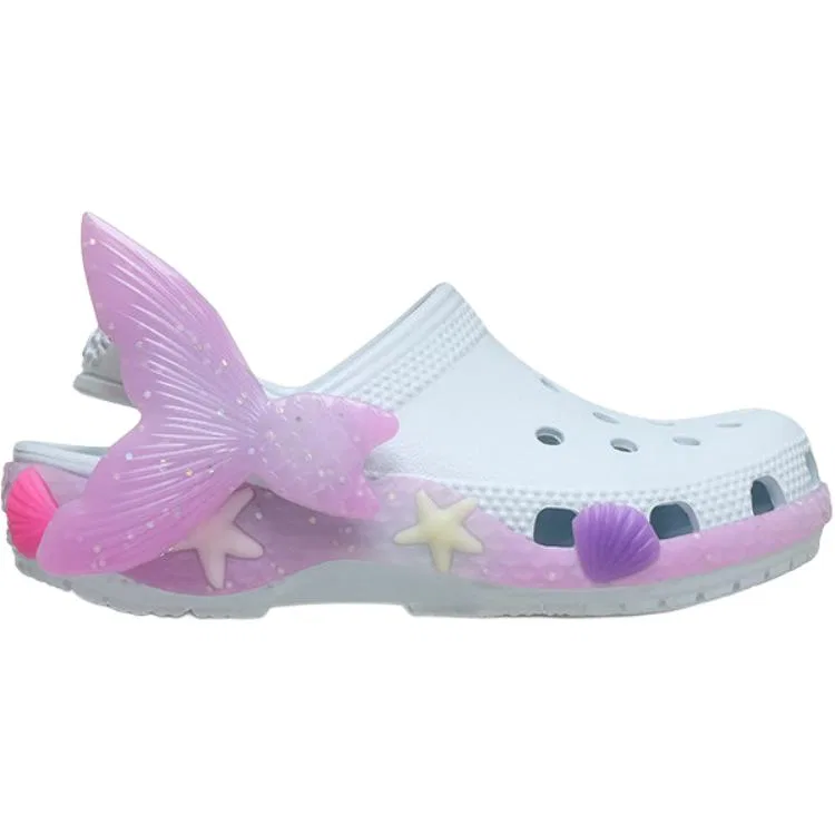 Детские сабо Crocs Clogs синие — фото 3