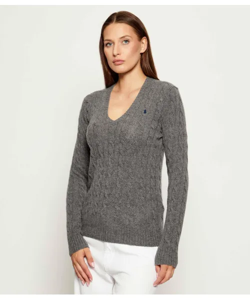 

Шерстяной свитер Кимберли Slim fit Polo Ralph Lauren, серый