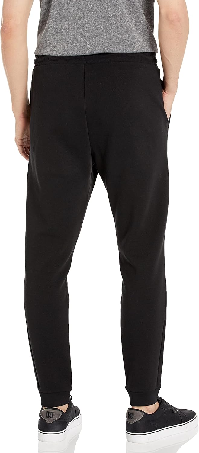BOSS Мужские тоновые хлопковые спортивные штаны Regular Fit, Basic Black — фото 2