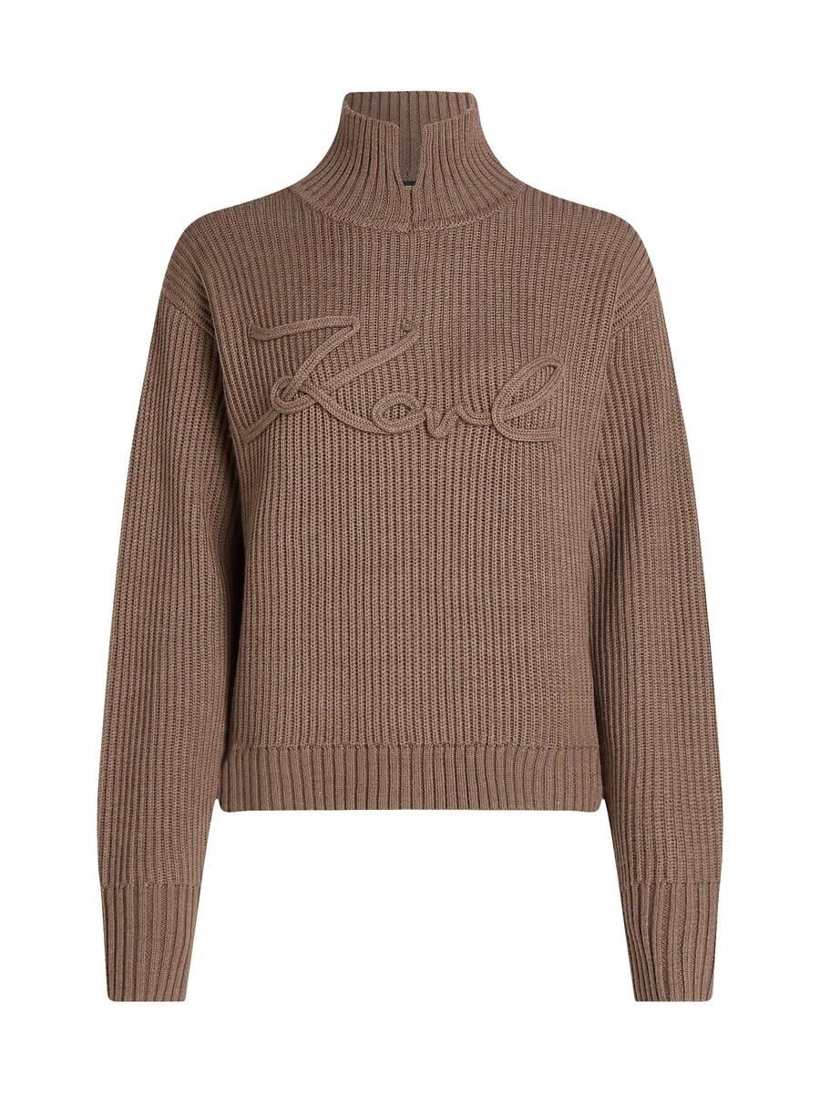 

Свитер Karl Lagerfeld Sweater Soutache, бежевый