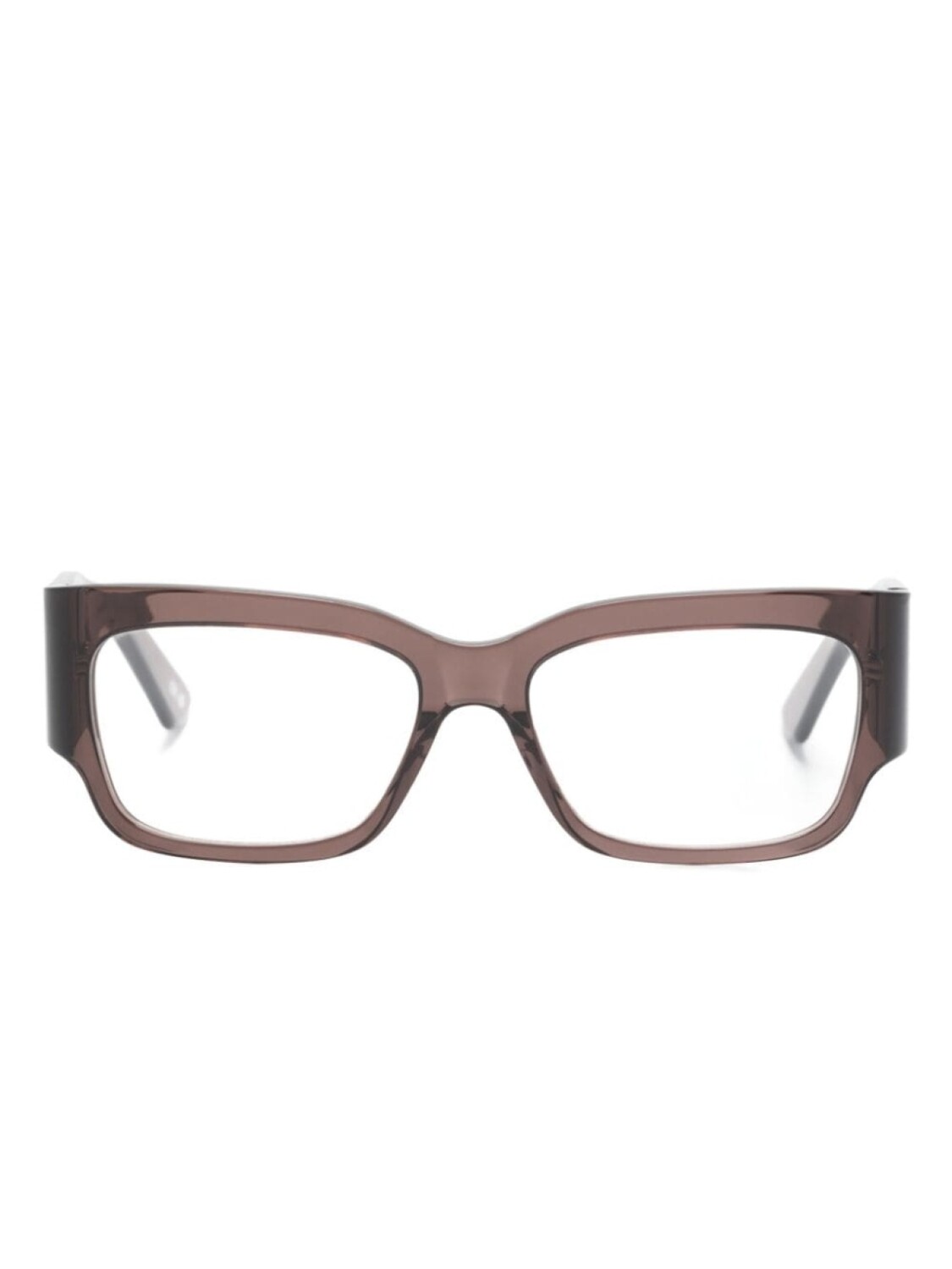 

Balenciaga Eyewear очки в квадратной оправе с логотипом, коричневый