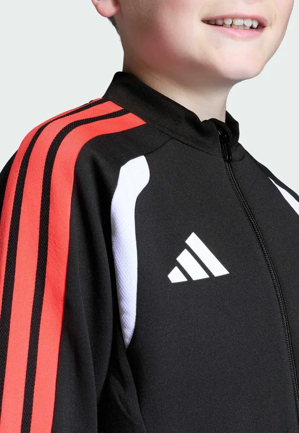 Тренировочная куртка Adidas Performance, Black Semi Lucid Red — фото 3