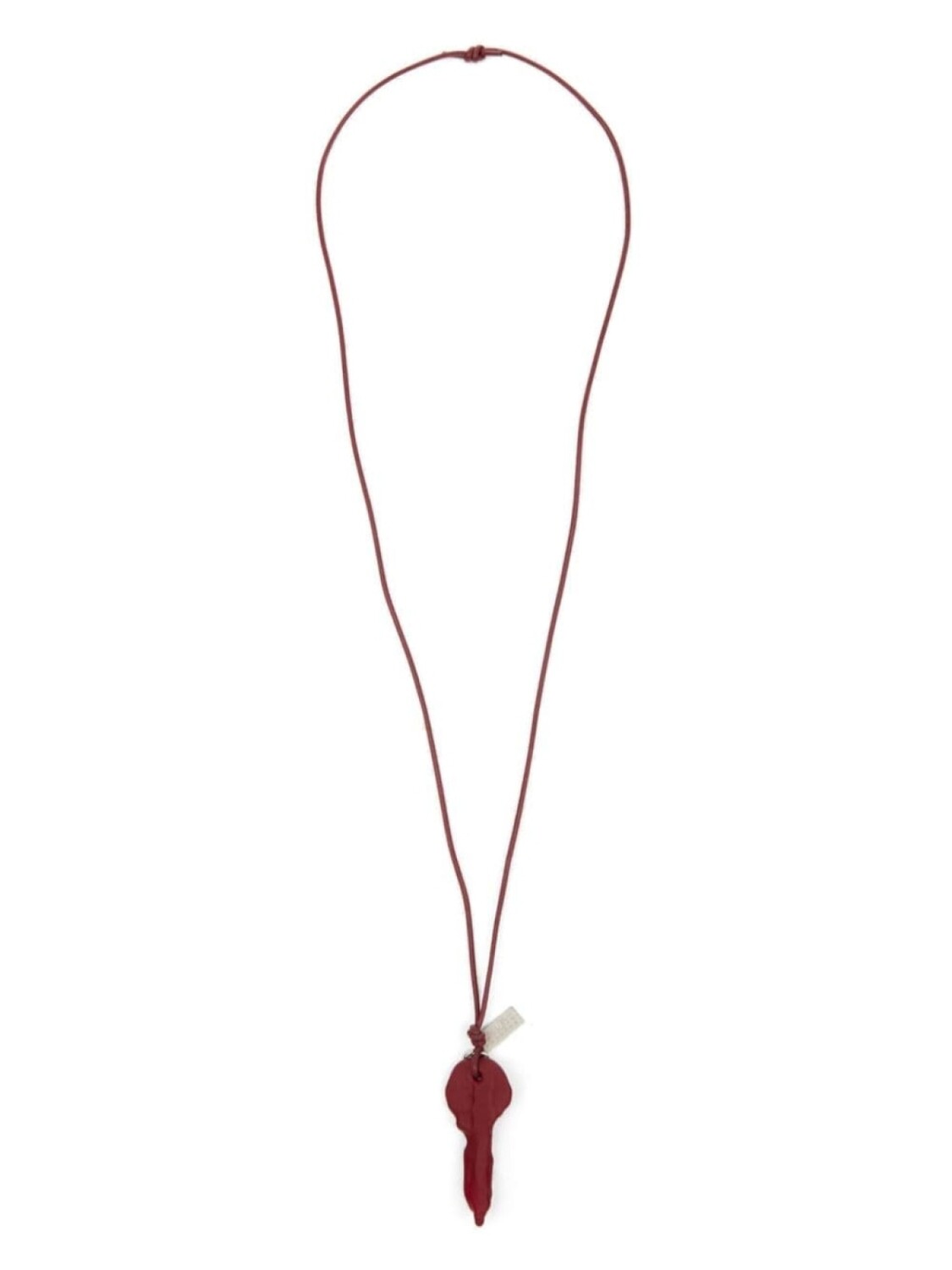 

Колье Candle Waxed с подвеской MM6 Maison Margiela, красный
