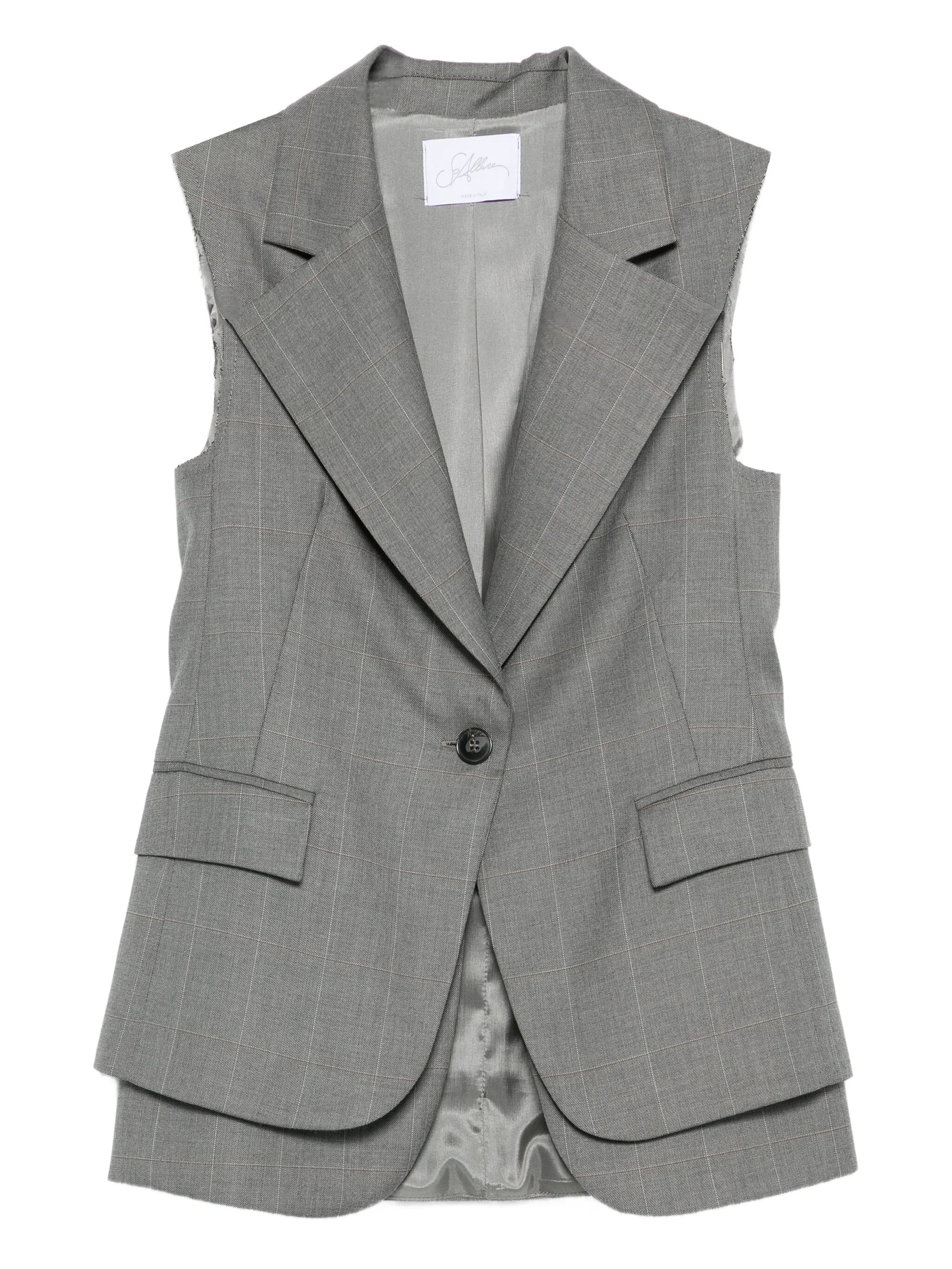 

Костюм с однобортным блейзером So Allure, серый