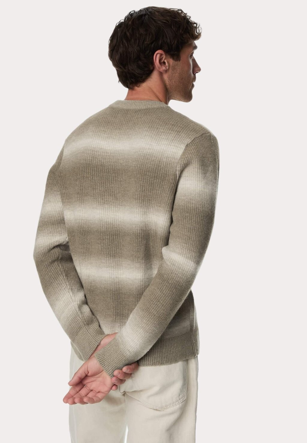 

Джемпер SUPERSOFT STRIPED Marks & Spencer, цвет Mottled Beige