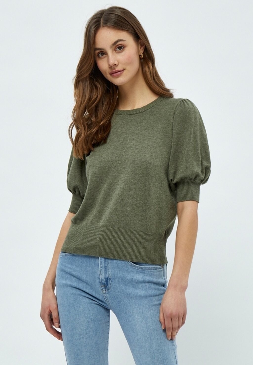 

Футболка базовая MILIVA KNIT TEE Minus, цвет green field melange