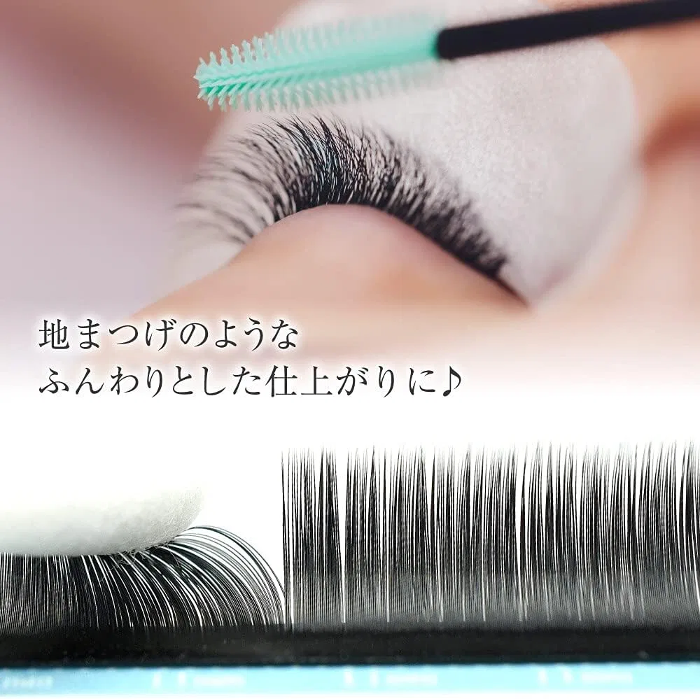 Ресницы D Curl 9мм 0.15 мм Sable Flat Lash — фото 4