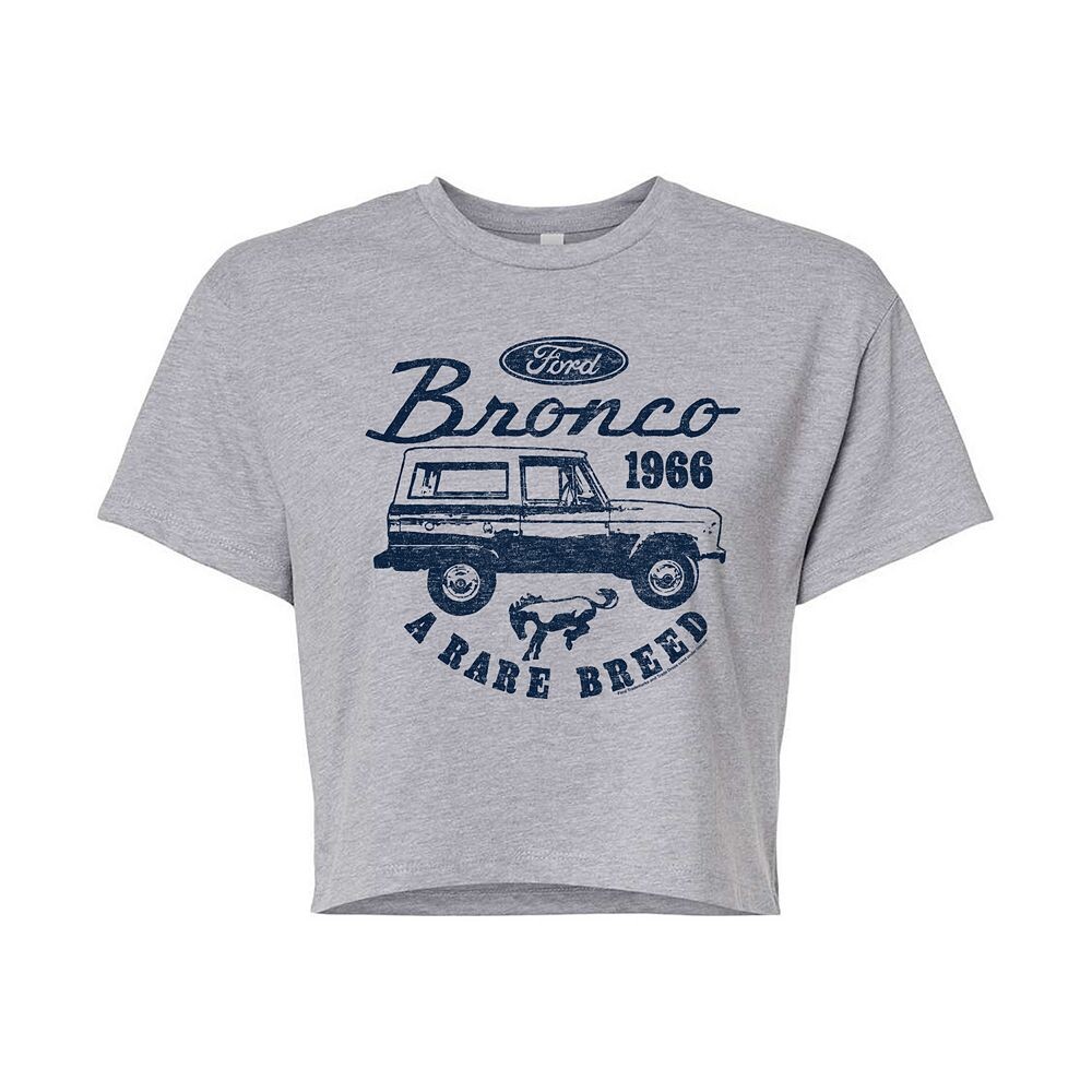 

Укороченная футболка Ford Bronco Rare Breed для юниоров Licensed Character, цвет Heather Gray