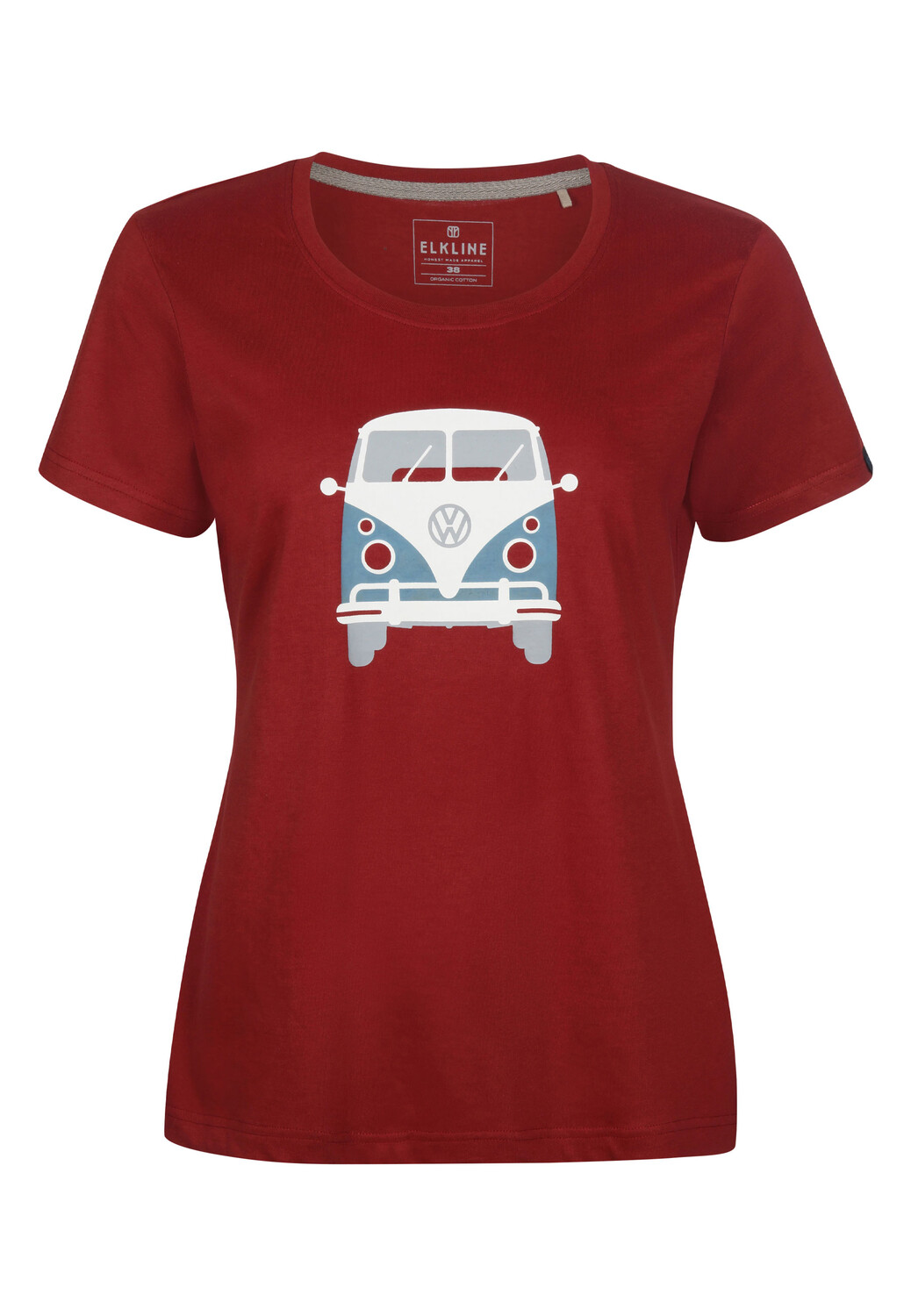 

Футболка elkline Kult VW T1, цвет syrahred