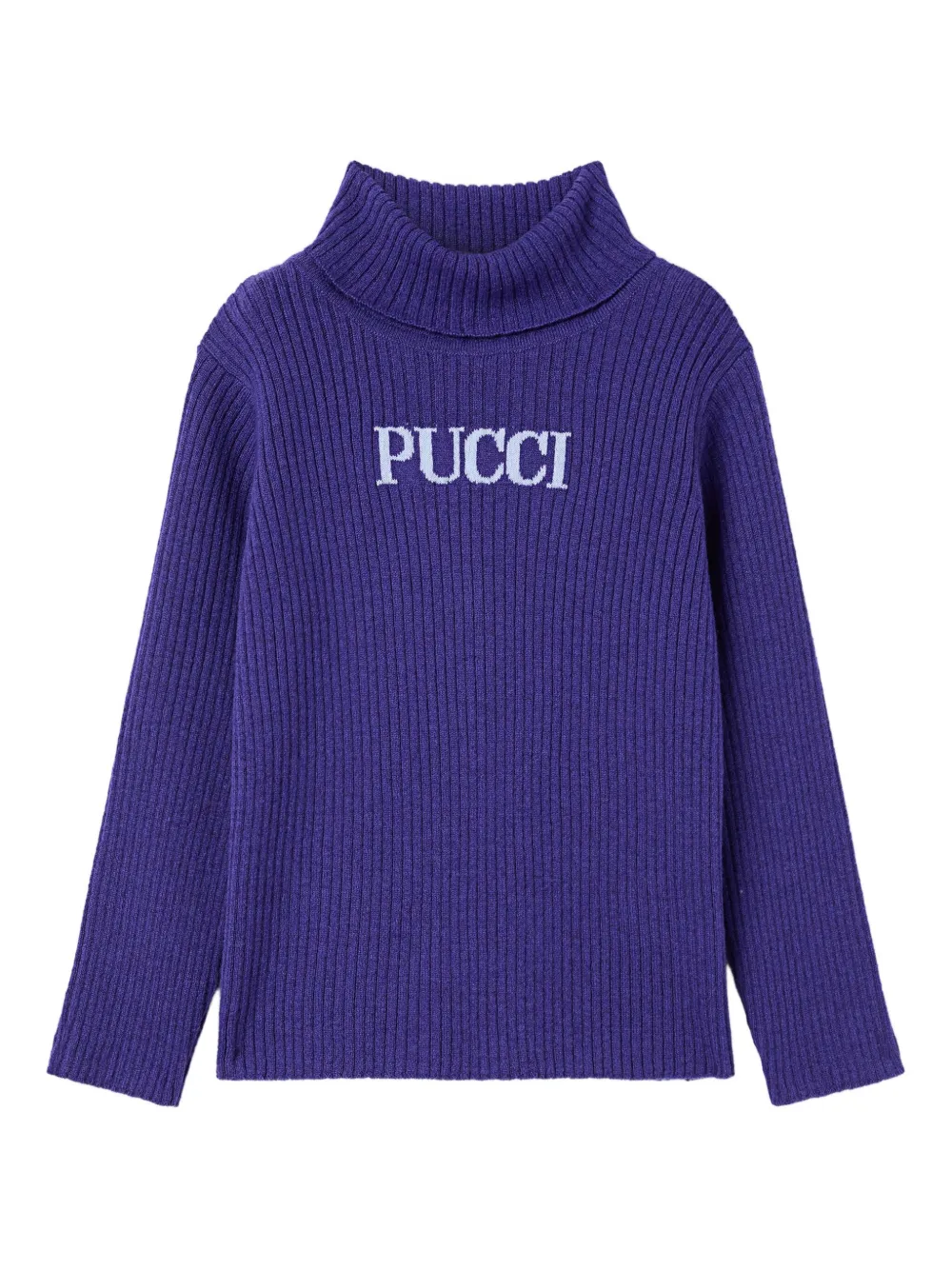 

Водолазка с логотипом Pucci Junior, фиолетовый