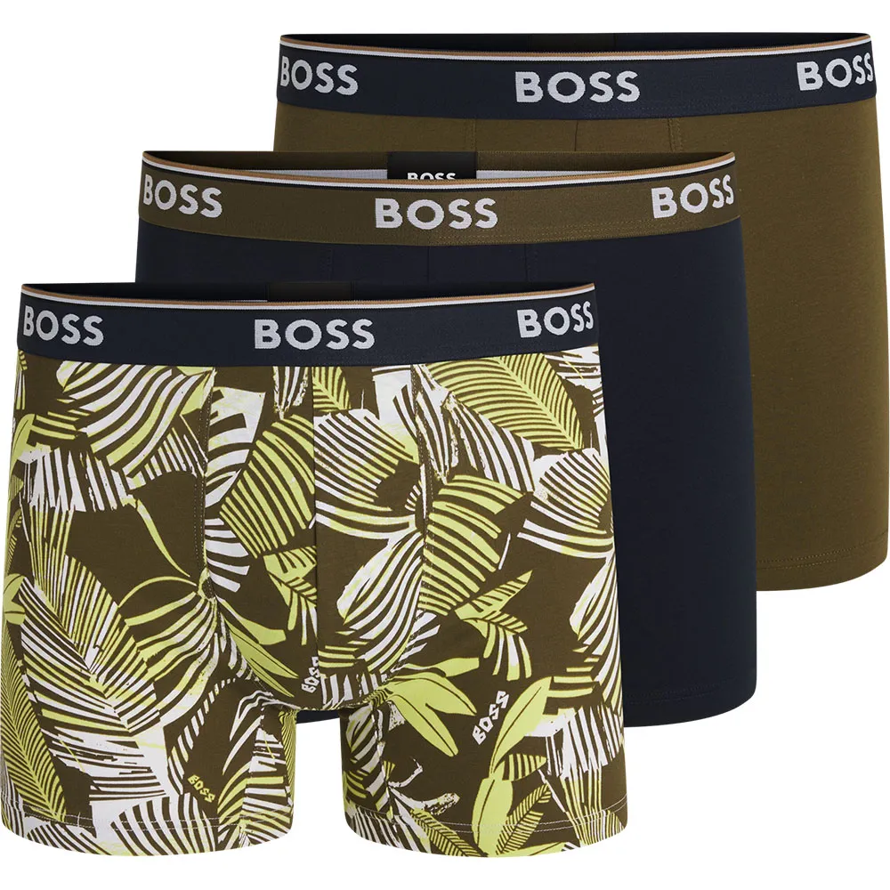 

Боксеры 3 шт BOSS Power Des 10267410 01, зеленый