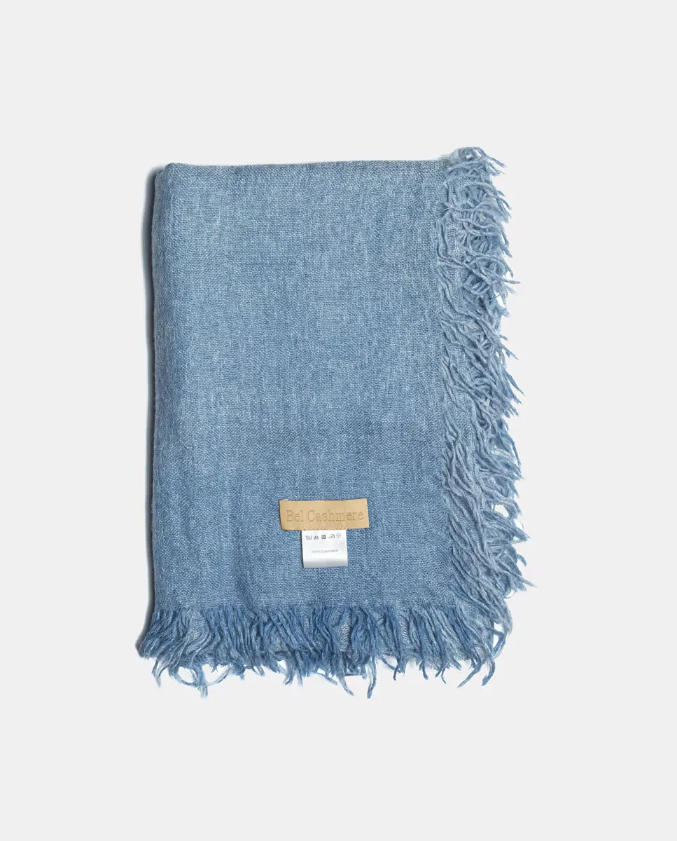 

Шаль из пашмины Bel Cashmere, синий
