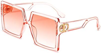 

Солнцезащитные очки большого размера для женщин, поляризованные солнцезащитные очки для мужчин, для активного отдыха, путешествий и вождения, защита от солнца MTZJH, Transparent Pink