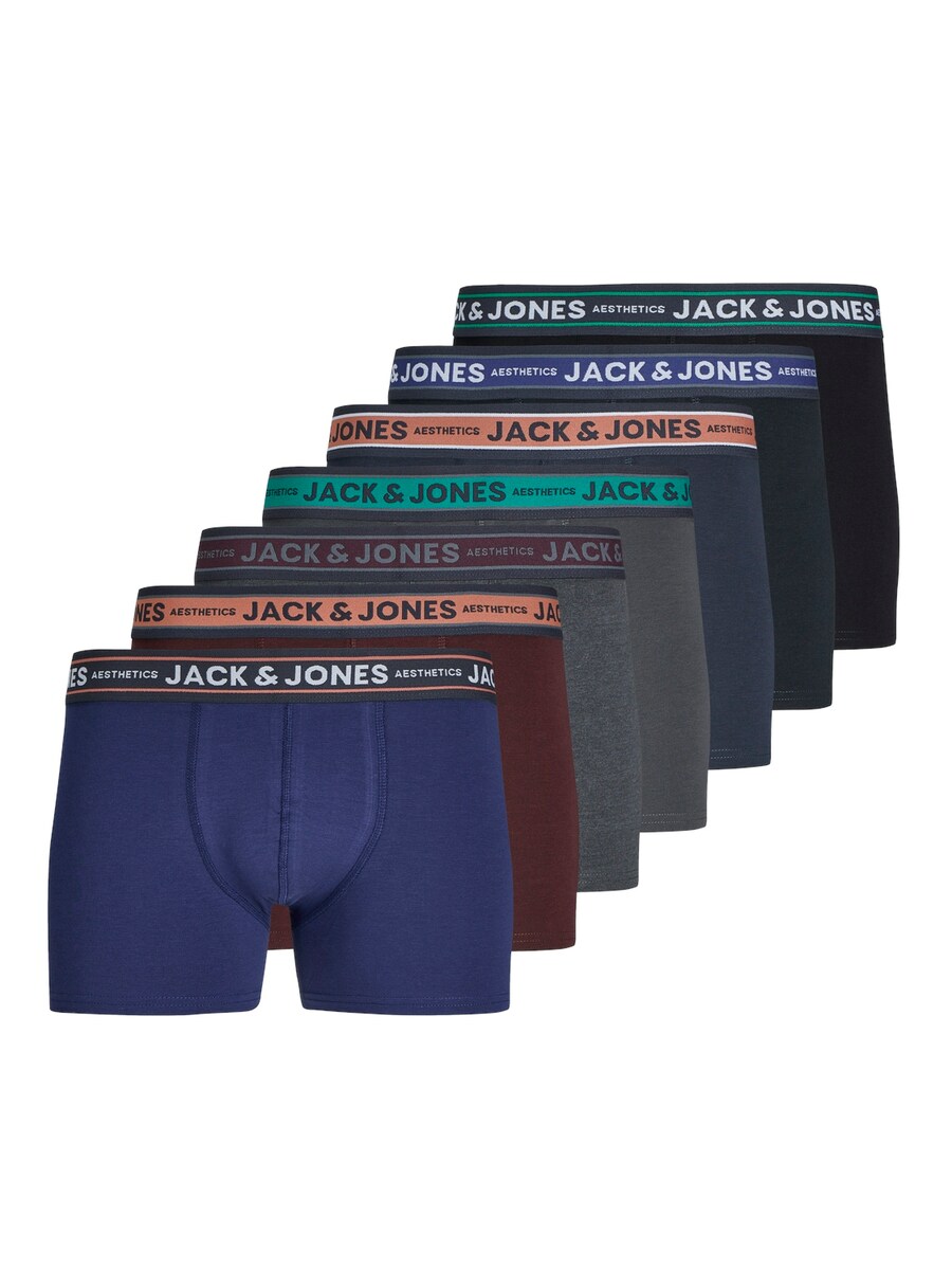 

Трусы JACK & JONES Boxer shorts JACDANIEL, цвет navy/sapphire/mottled grey/burgundy/black