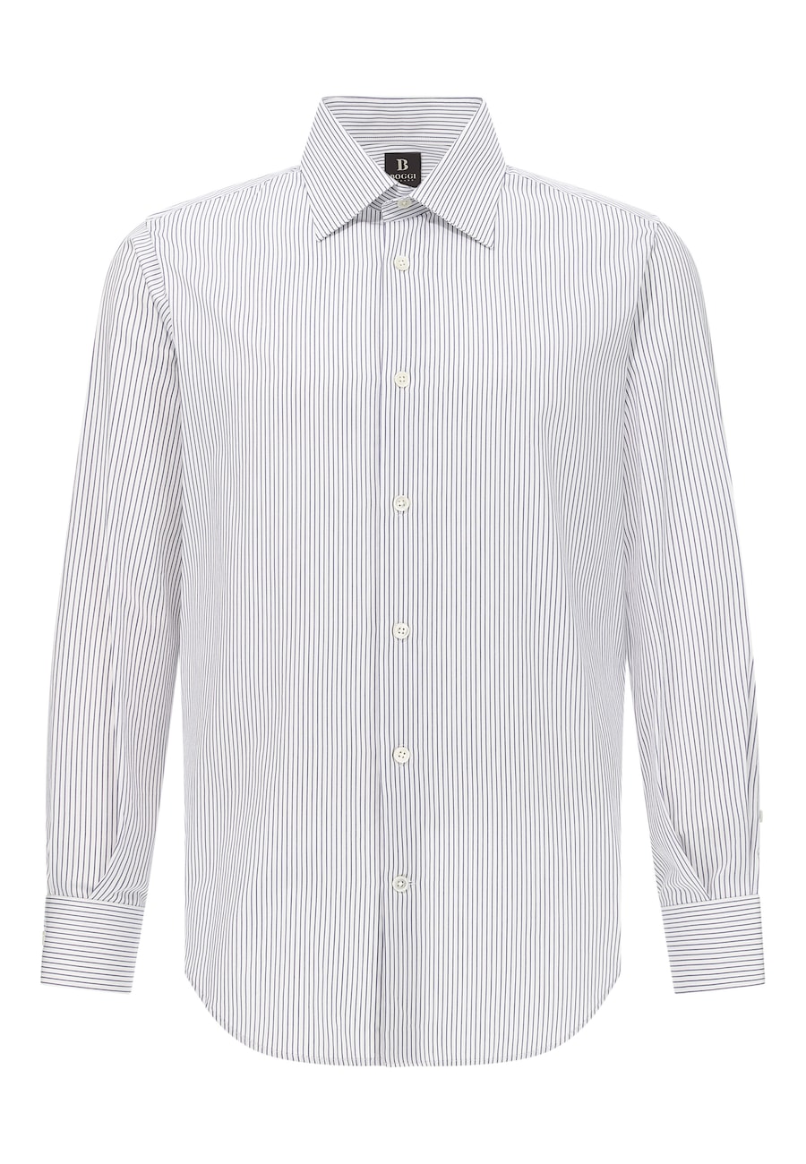 

Рубашка на пуговицах Comfort fit Boggi Milano, темно-синий/белый