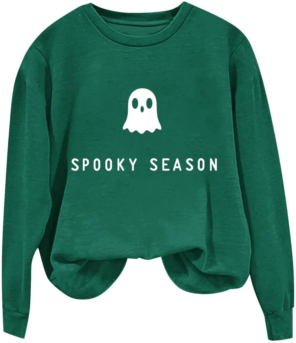 

Женский повседневный свитшот с принтом на Хэллоуин, теплый Smxrfitk