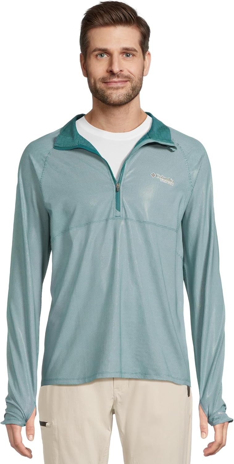 

Columbia мужская флисовая толстовка Summit Valley с длинным рукавом и молнией до половины, River Blue