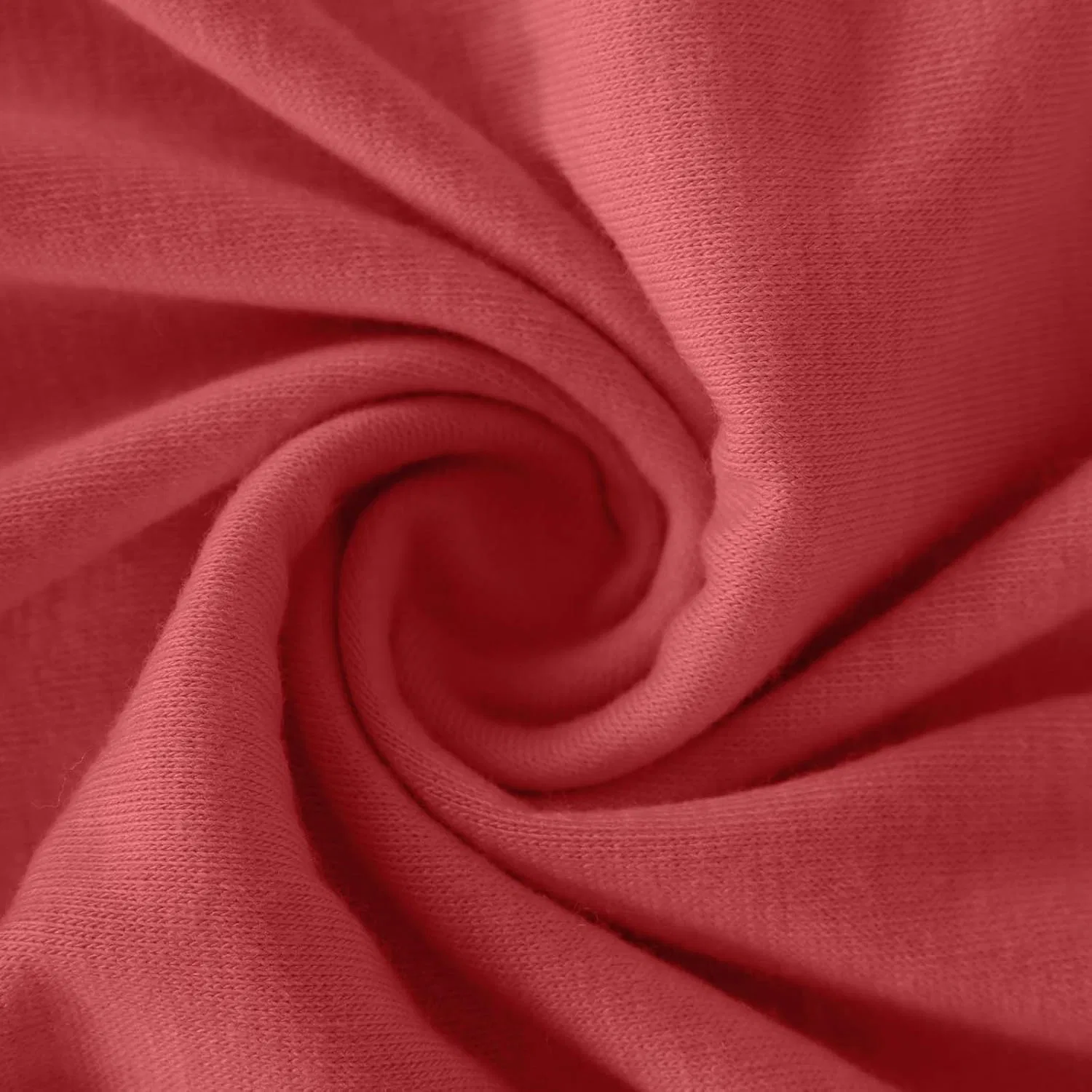 Футболка с длинным рукавом, Polyester/Cotton, Generic, Red — фото 2