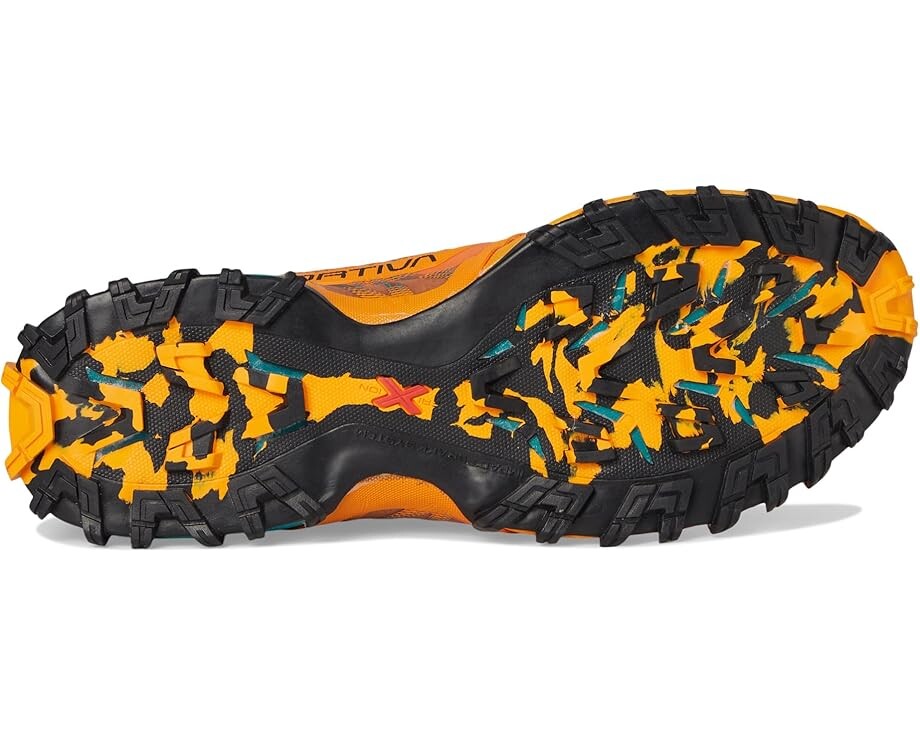 Кроссовки La Sportiva Bushido III, цвет Papaya/Everglade — фото 3