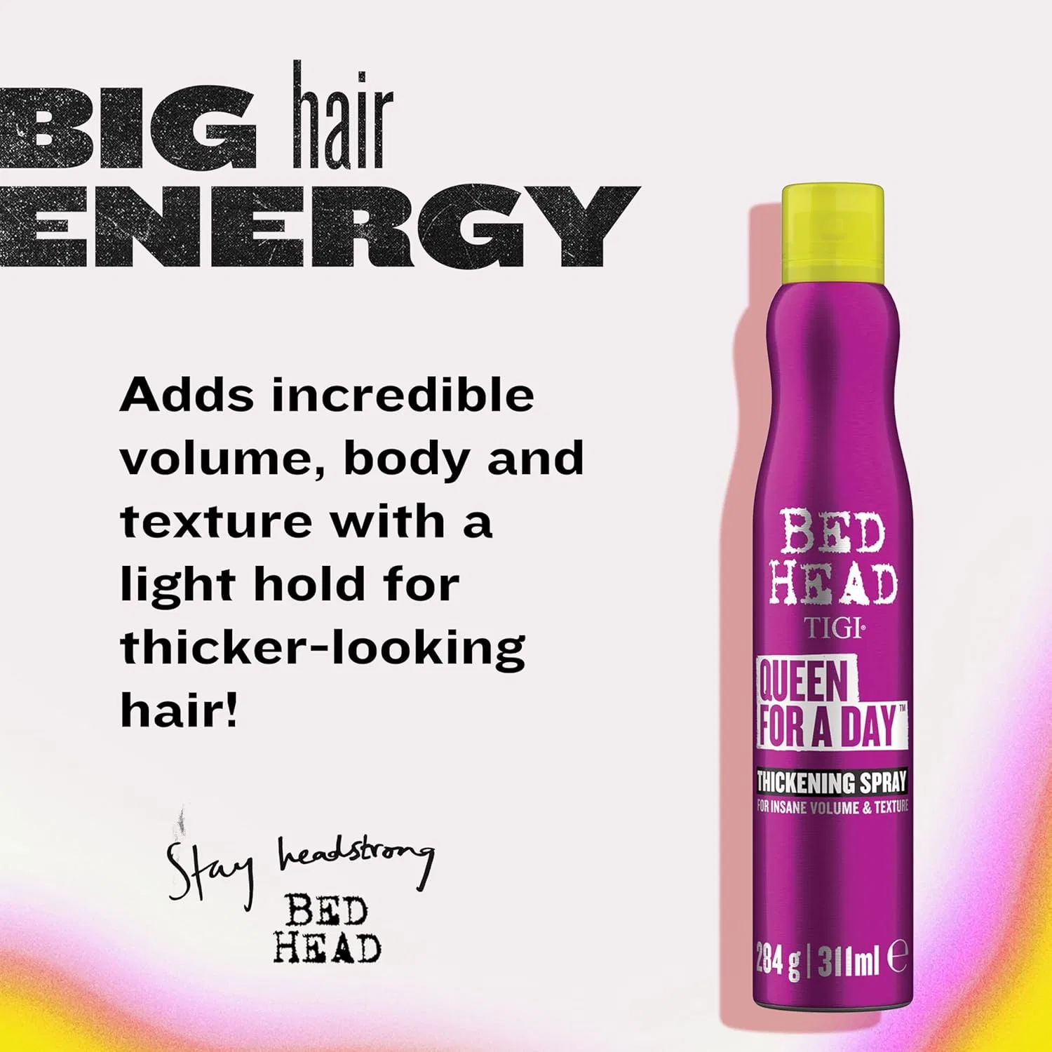 Спрей для объема волос «Queen For a Day Thickening Hair Volume Spray» от TIGI Bed Head Bed Head — фото 2