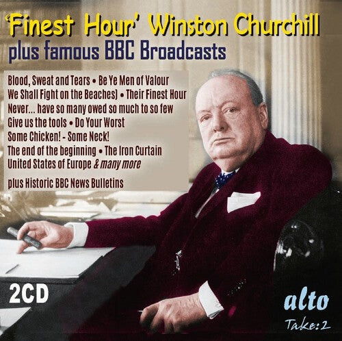 

CD диск Winston Churchill / BBC Bulletins: Finest Hour Winston Churchill's Greatest Speeches