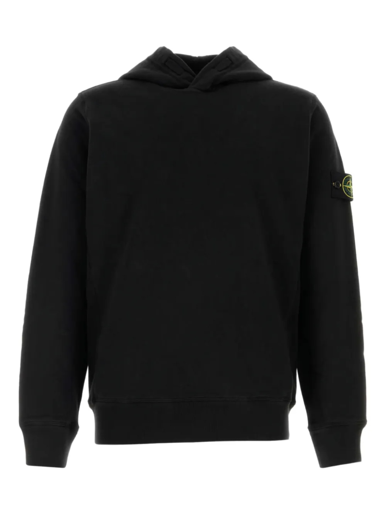 

Толстовка с капюшоном Stone Island Compass-badge, черный