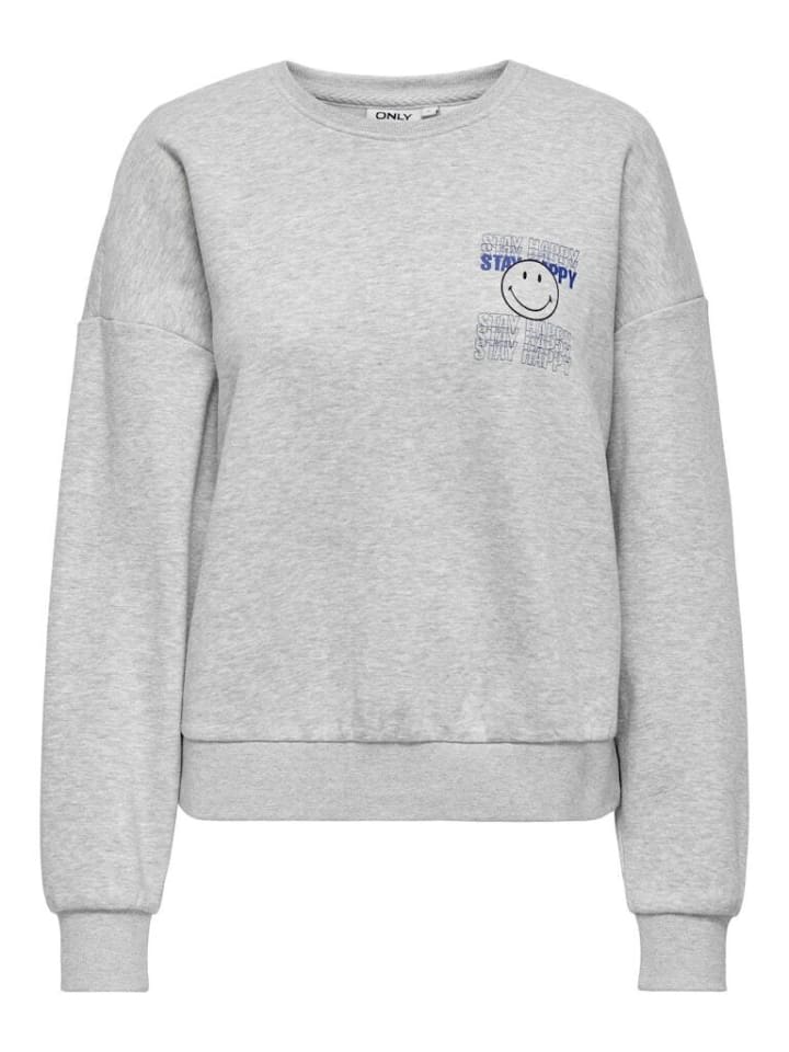 

Толстовка ONLY Sweatshirt, цвет Light Grey Melange