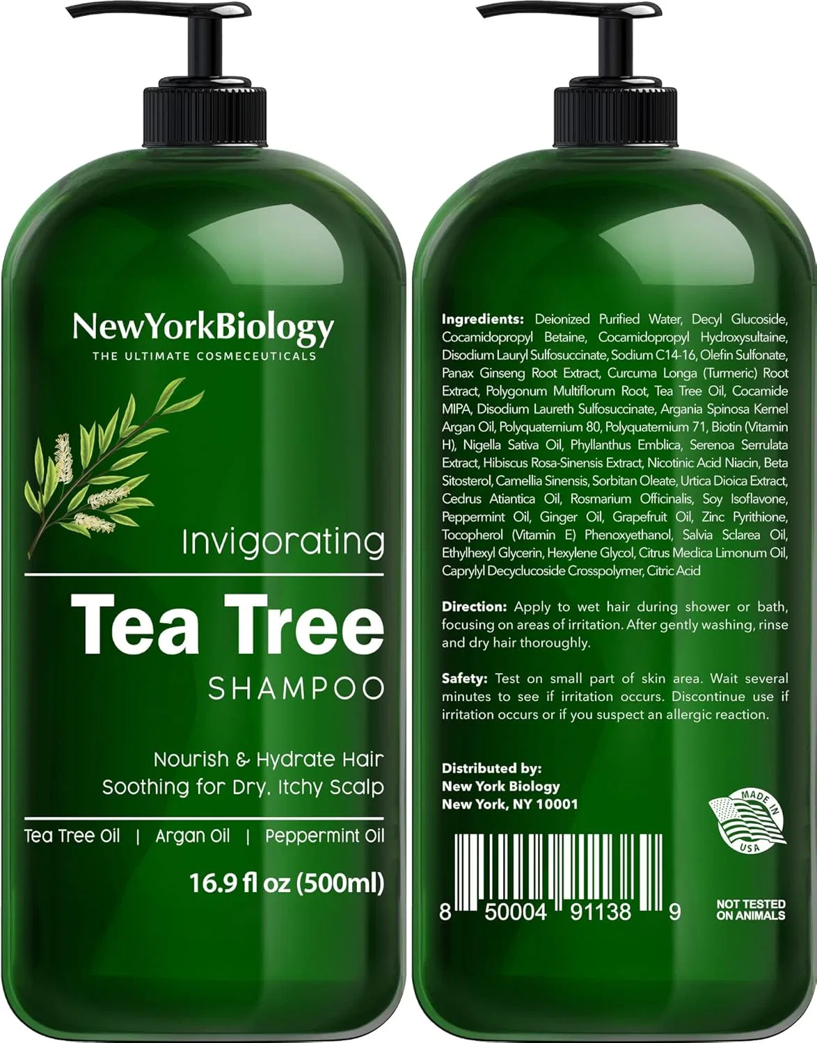 Набор шампунь и кондиционер с маслом чайного дерева от New York Biology New York Biology The Ultimate Cosmeceuticals — фото 2