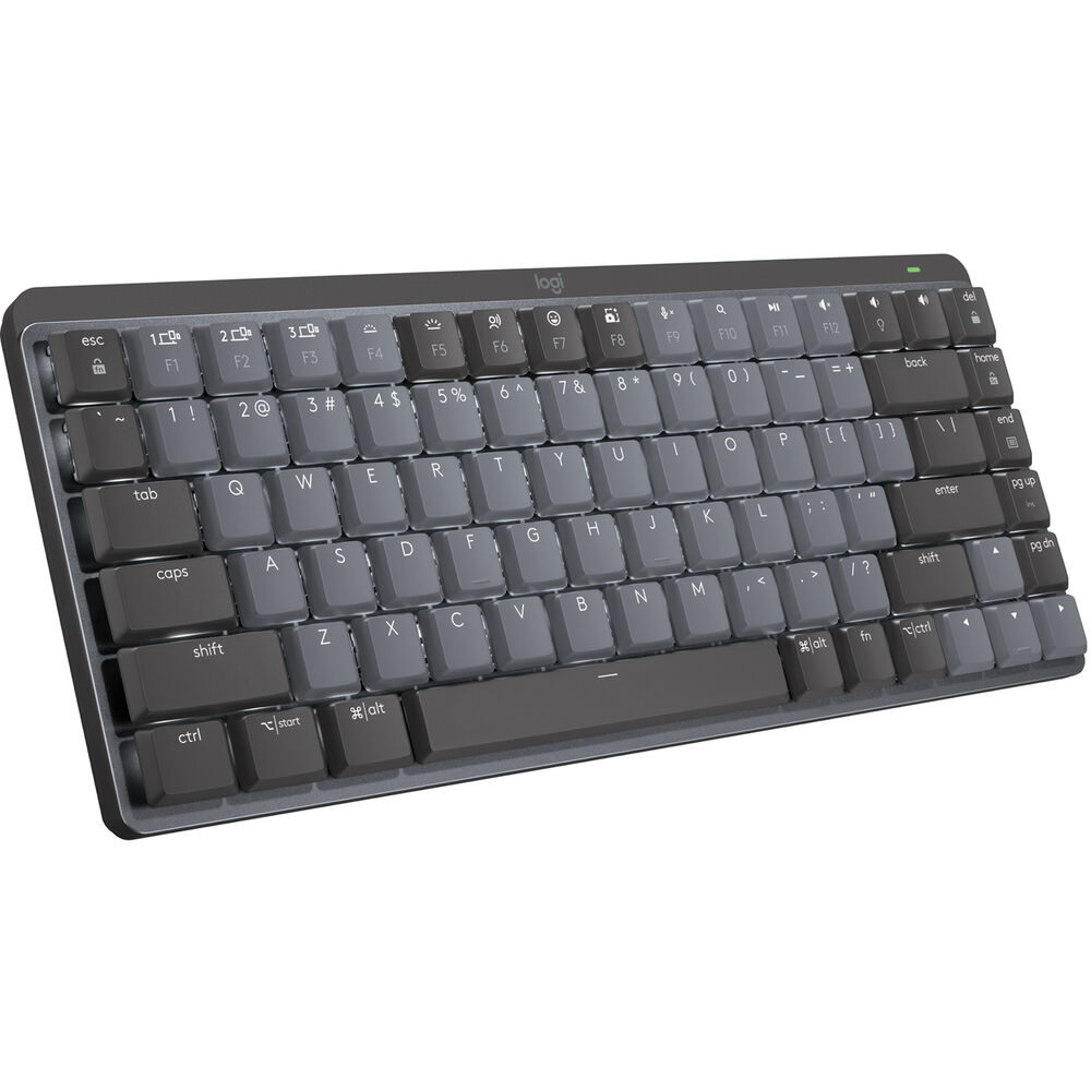 

Беспроводная клавиатура Logitech MX Mechanical Mini (серая, с щелчками)