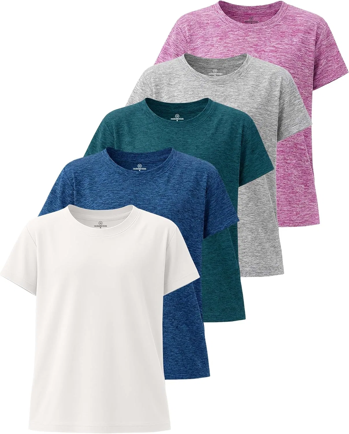 Детская футболка Dry-Fit Athletic, Real Essentials, набор 5 шт, Set 7