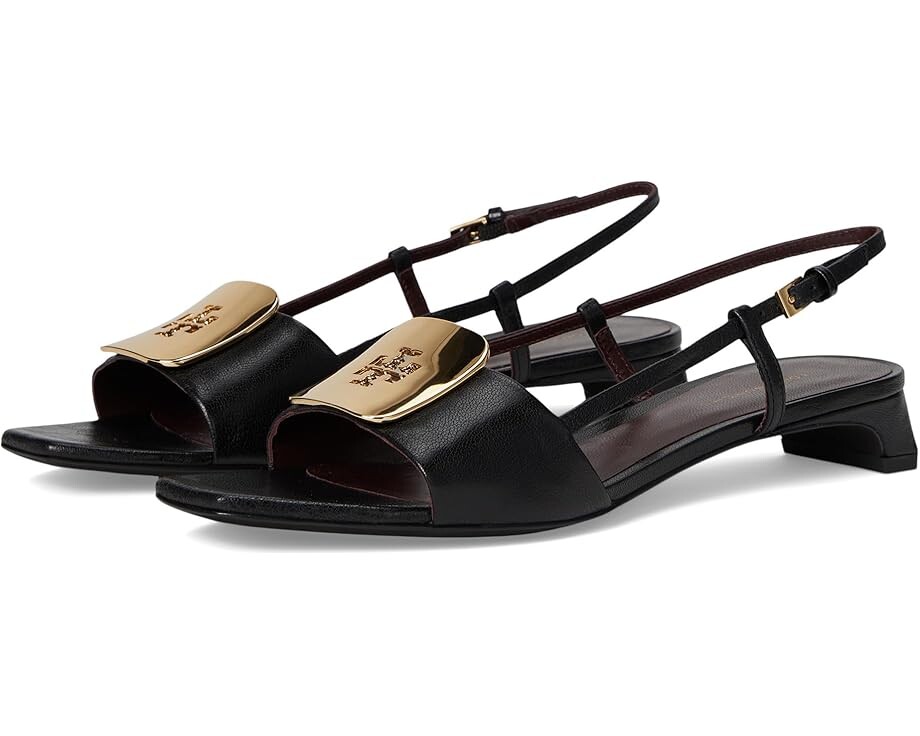 

Туфли Tory Burch Georgia Slingback Sandal 25 mm, цвет Perfect Black