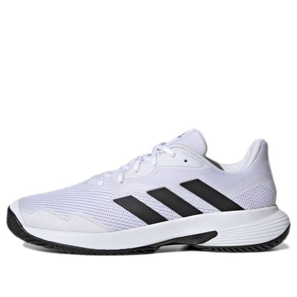 

Кроссовки courtjam control 'white black' Adidas, белый