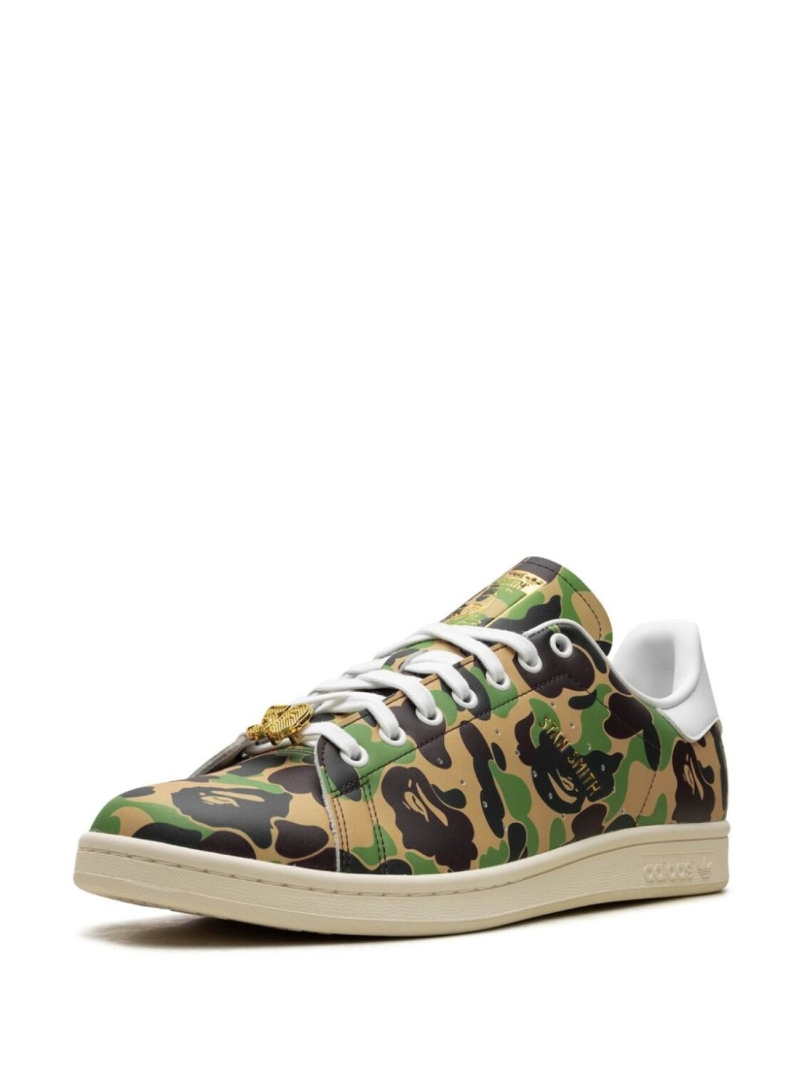 adidas кроссовки Stan Smith 'A Bathing Ape - ABC Camo', зеленый — фото 4