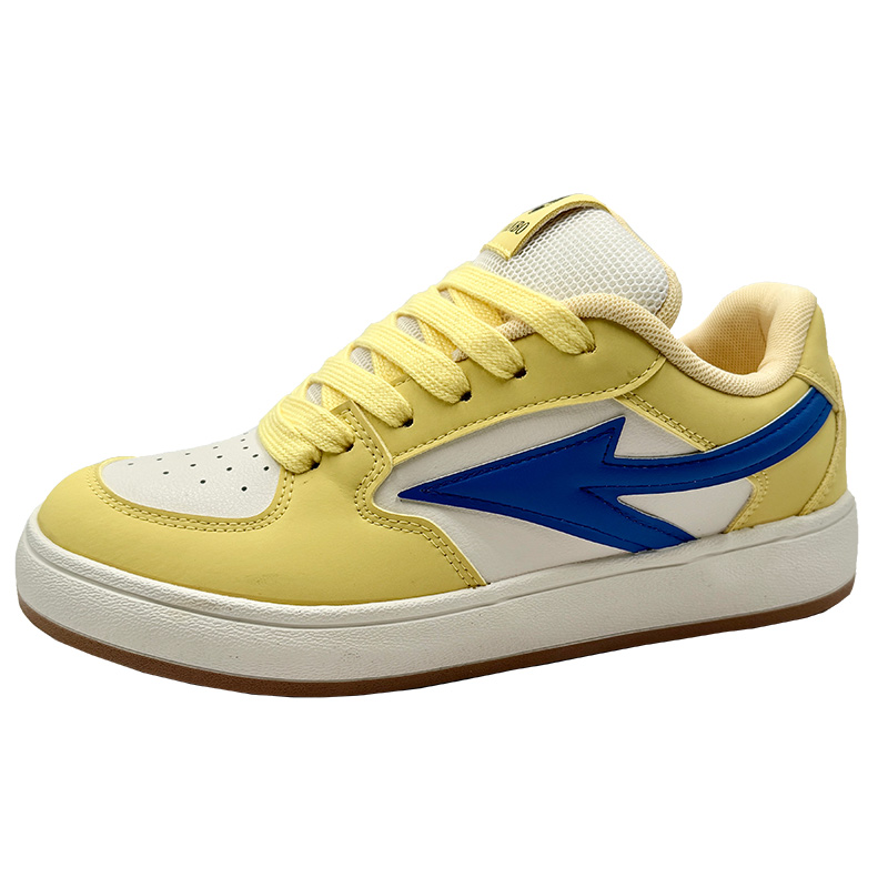 

QIQUDUCK Сбалансированные легкие дышащие поддерживающие низкие скейтерские кроссовки для мужчин с эффектом увеличения роста Q-XNYB007 желто-синие, цвет Q-XNYB007 Yellow Blue