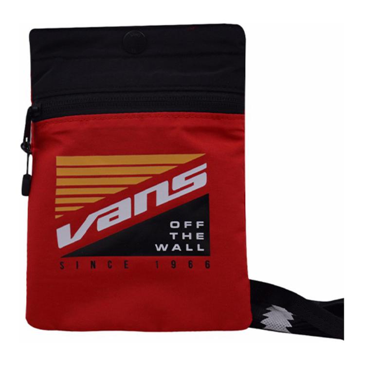 

Vans Сумка через плечо из полиэстера, обычная, унисекс, красная, черная и разноцветная