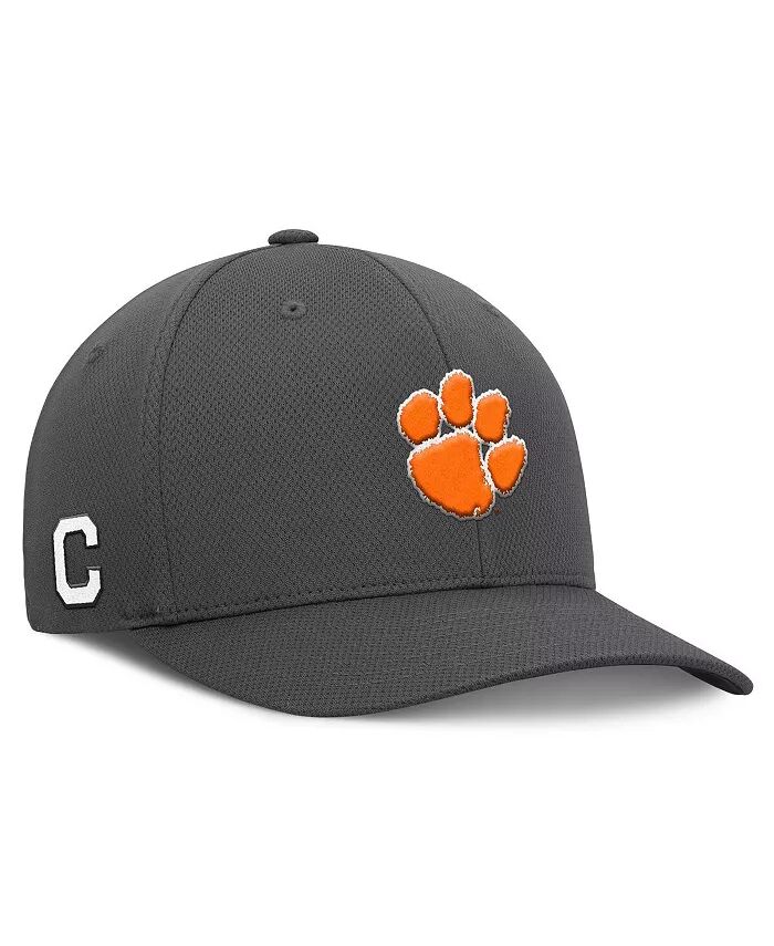 

Мужская темно-серая бейсболка Clemson Tigers Reflex Logo Flex Top of the World