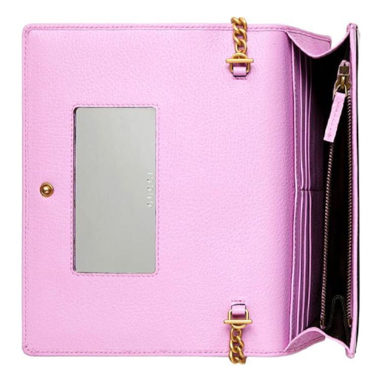 Женский кожаный кошелек-кроссбоди GUCCI — фото 4