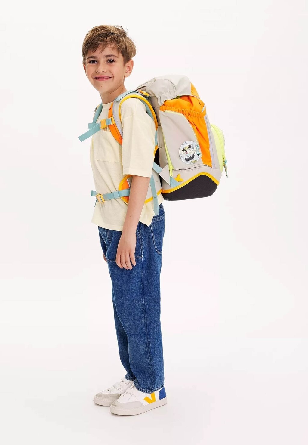 

Комплект школьной сумки Lumi-Edition Pack-Set 6-Teilig Ergobag, бежевый